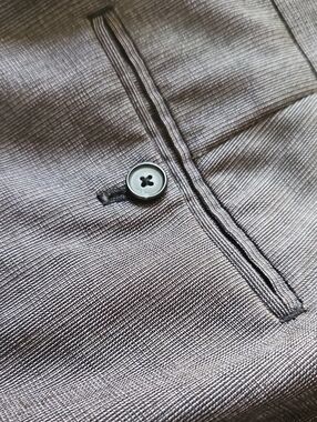 Flat Front Men's Gray Dress Trousers